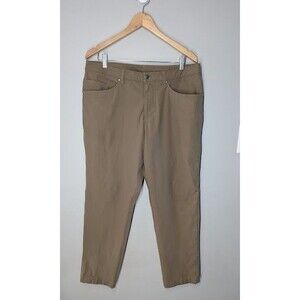 Lululemon Pants Mens 35 Brown Khaki ABC Classic Stretch Casual Chino